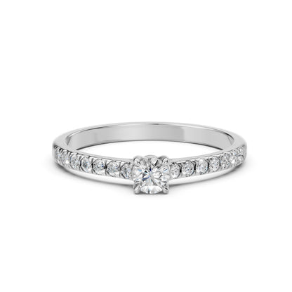 Solitär-Eternity-Ring (Rund), 0.3 ct — 101-10094(4.2)