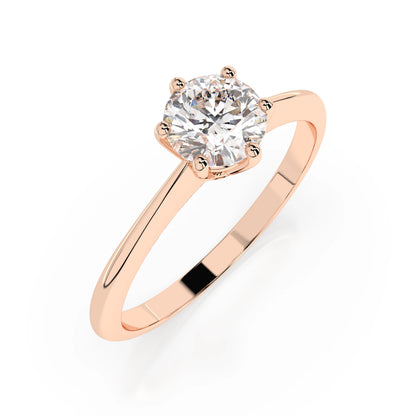 Solitär-Ring (Rund), 0.35 ct — 101-10027(4.5)