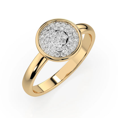 Illusion-Ring (Rund), 0.23 ct — 101-10068