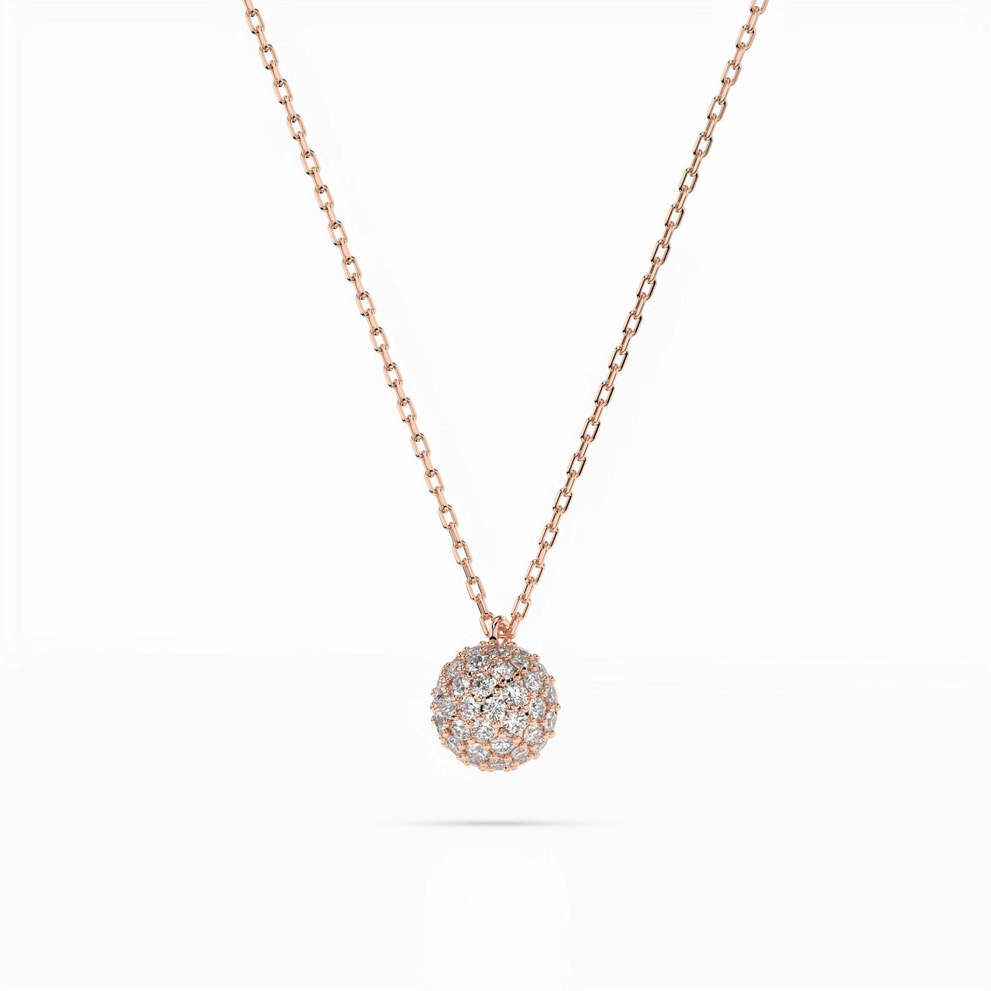Illusion-Halskette (Rund), 0.23 ct — 104-10065