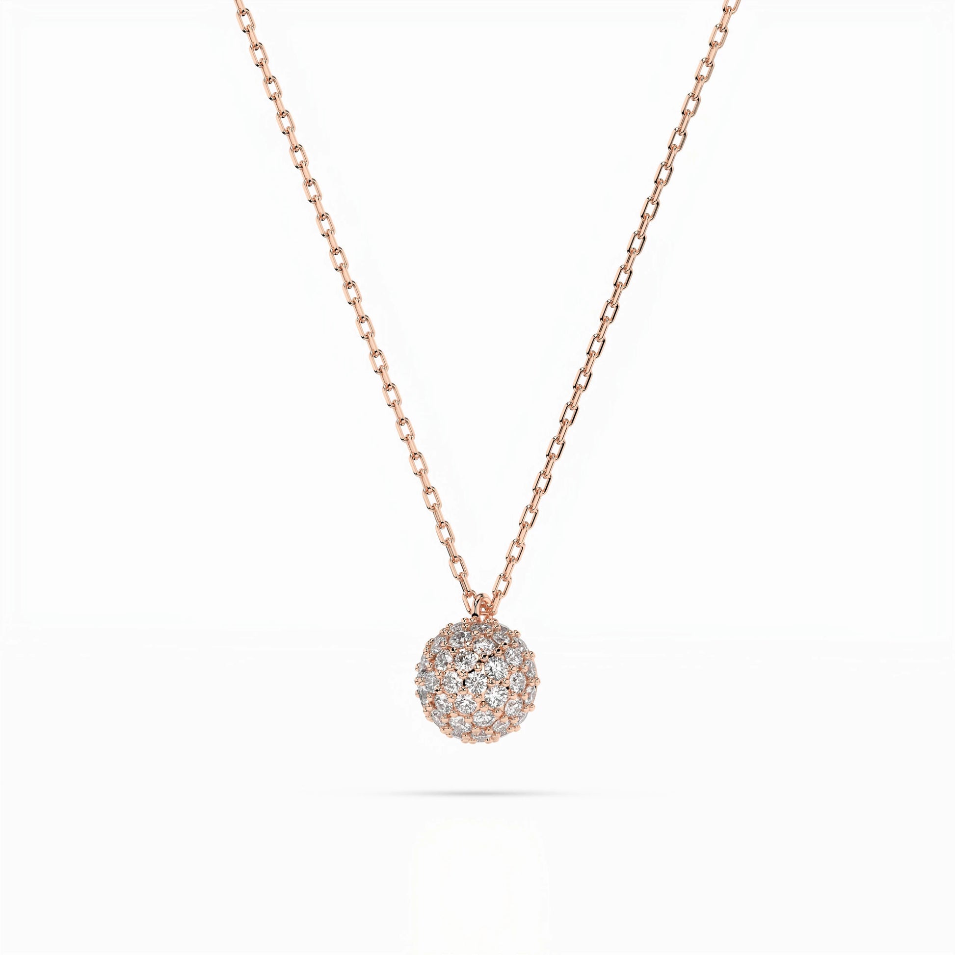 Illusion-Halskette (Rund), 0.23 ct — 104-10065