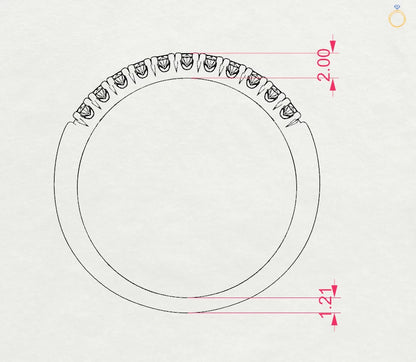 Eternity-Ring (Rund), 0.22 ct — 101-10044/4