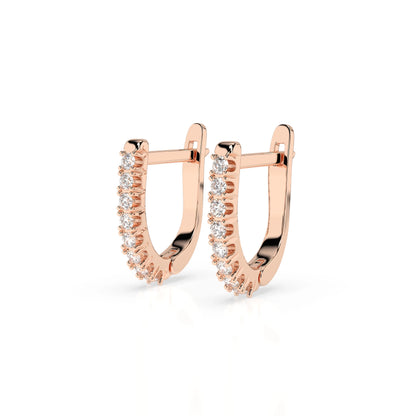 Eternity-Ohrringe (Rund), 0.32 ct — 102-10044/2