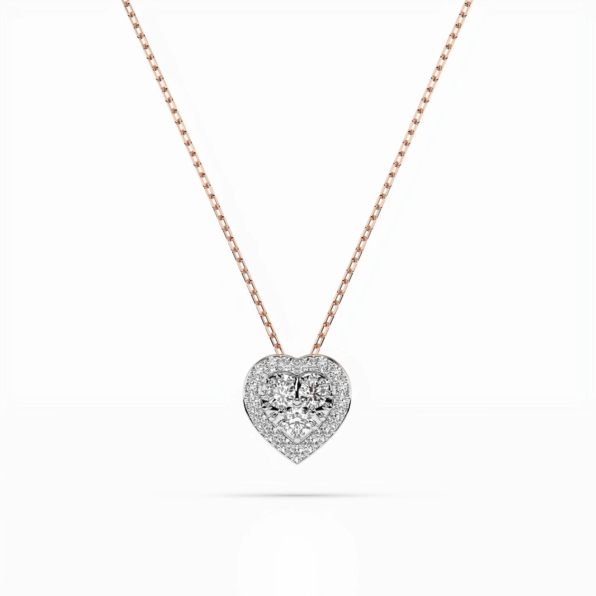 Illusion-Halskette (Rund), 0.08 ct — 104-10062
