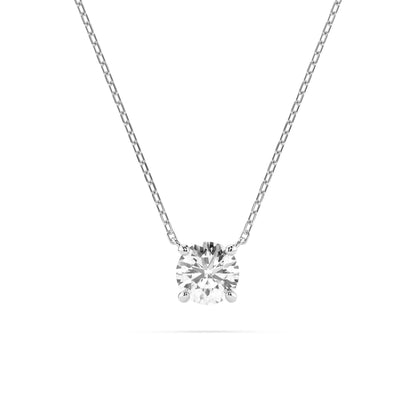Solitär-Halskette (Rund), 0.5 ct — 104-10040(5.1)