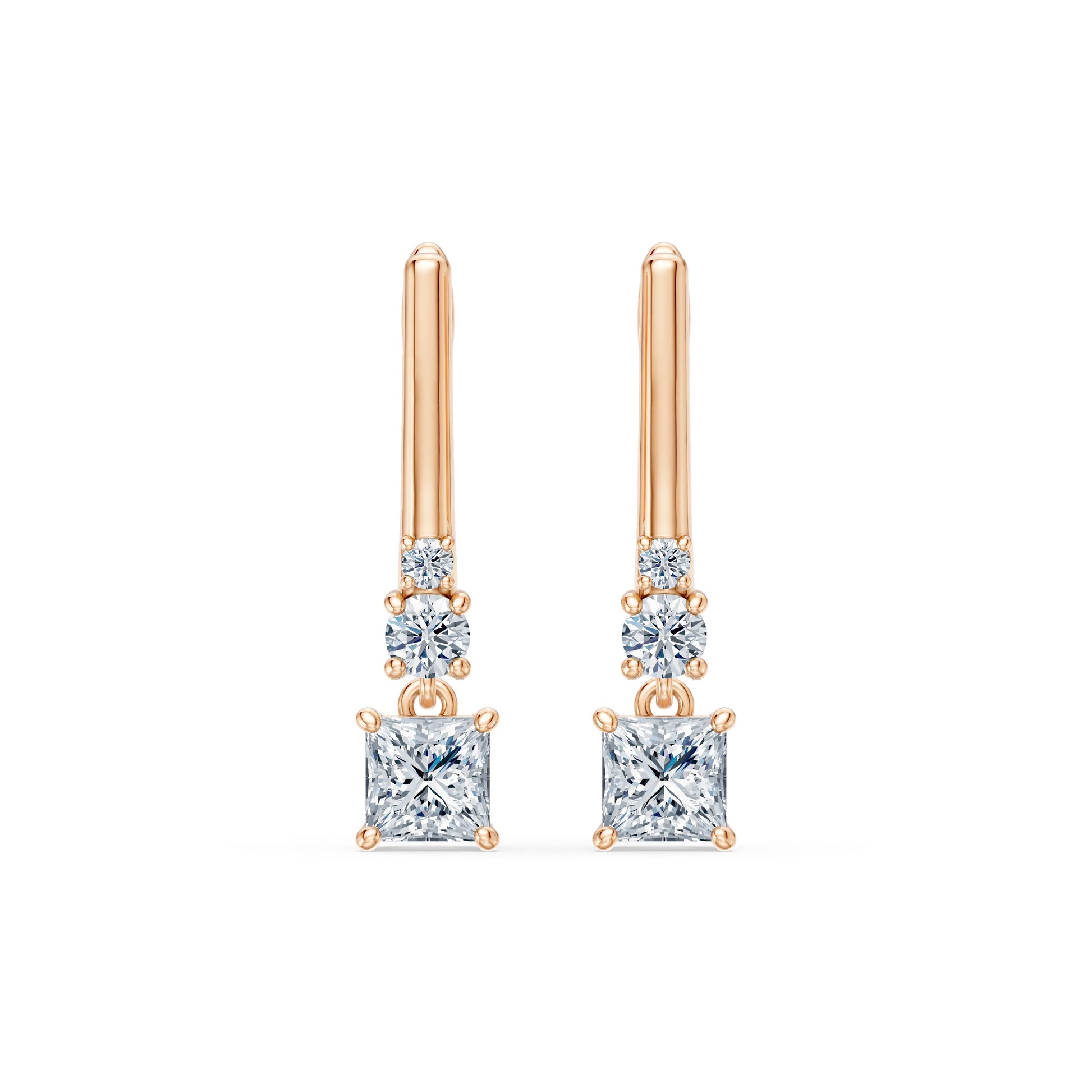 Solitär-Eternity-Ohrringe, 0.8 ct — 102-10143(0.40)PR