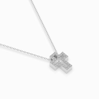 Minimalismus-Halskette (Rund), 0.17 ct — 104-10030