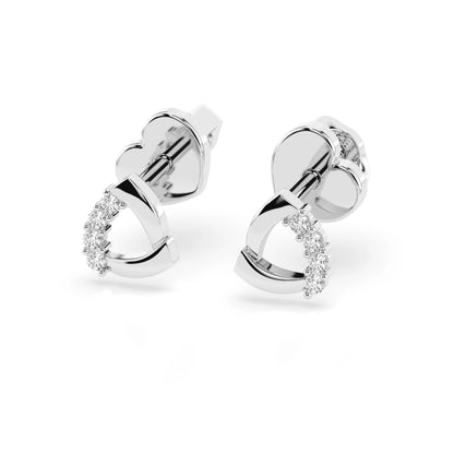 Minimalismus-Ohrringe (Rund), 0.05 ct — 102-10061