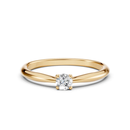 Solitär-Ring (Rund), 0.2 ct — 101-10021(3.7)