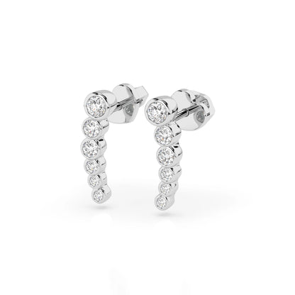 Eternity-Ohrringe (Rund), 0.03 ct — 102-10031