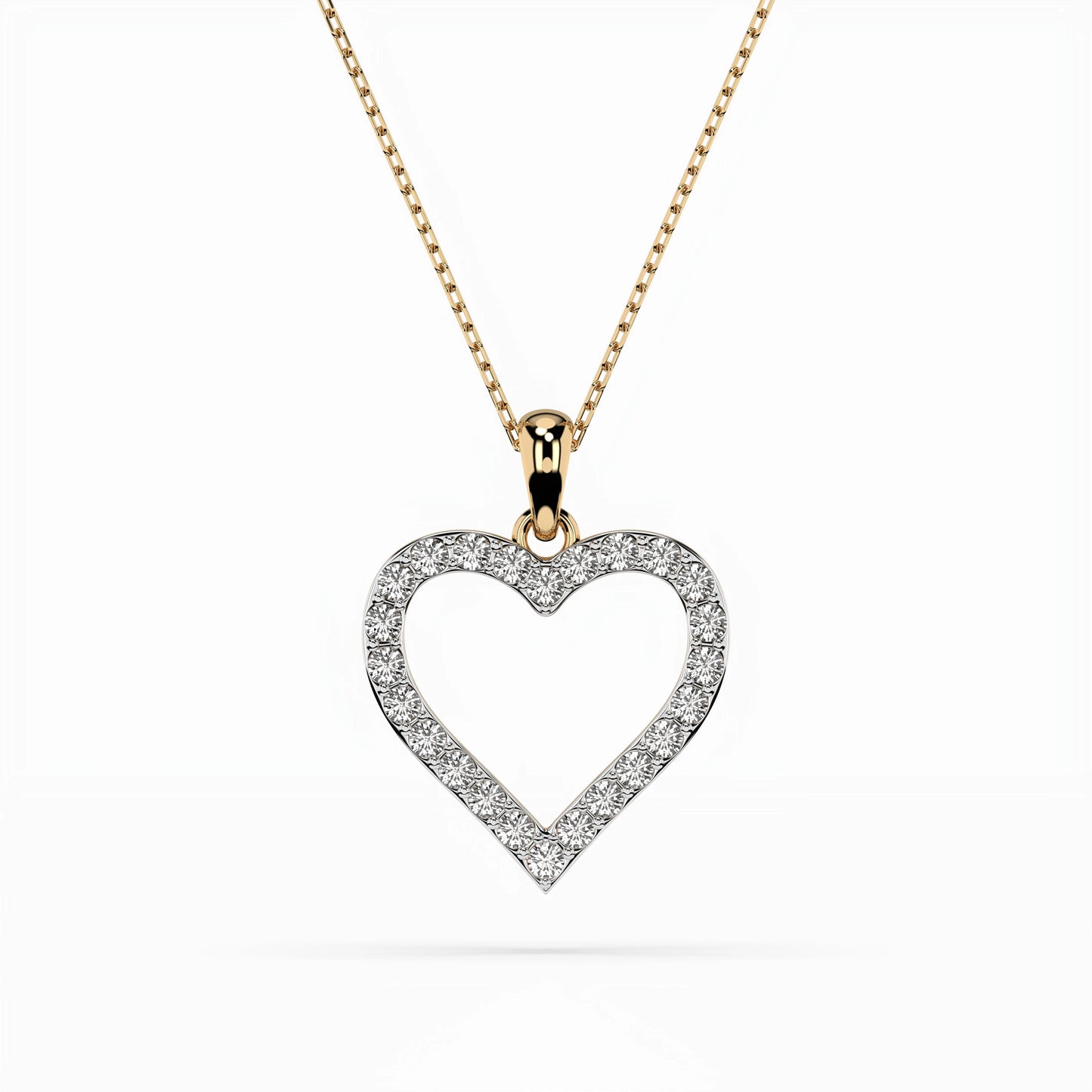 Minimalismus-Halskette (Rund), 0.31 ct — 104-10060