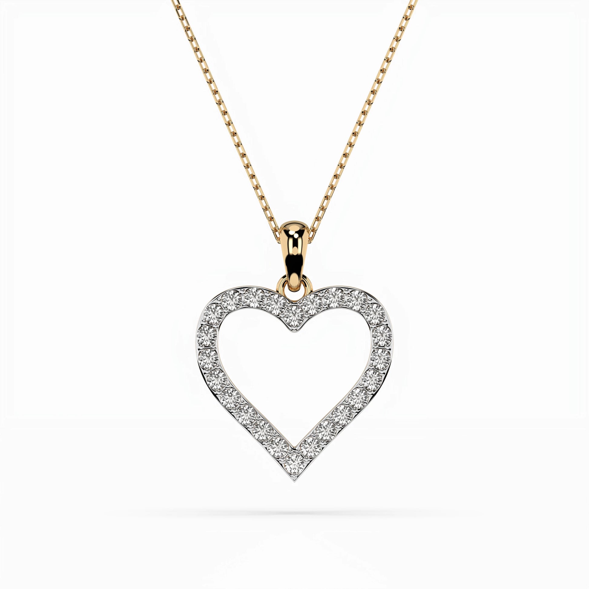 Minimalismus-Halskette (Rund), 0.31 ct — 104-10060