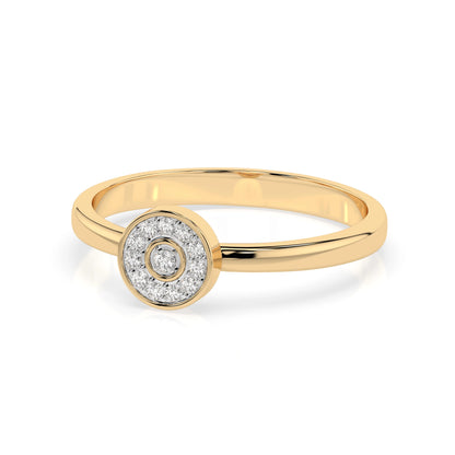 Illusion-Ring (Rund), 0.07 ct — 101-10075