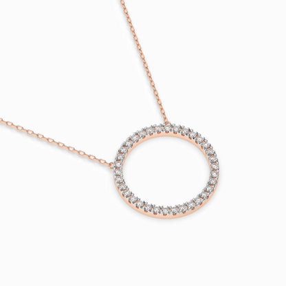 Minimalismus-Halskette (Rund), 0.2 ct — 104-10023