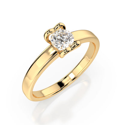 Solitär-Ring (Rund), 0.3 ct — 101-10013(4.2)