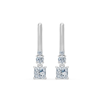 Solitär-Eternity-Ohrringe, 0.8 ct — 102-10143(0.40)PR