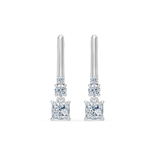 Solitär-Eternity-Ohrringe, 0.8 ct — 102-10143(0.40)PR