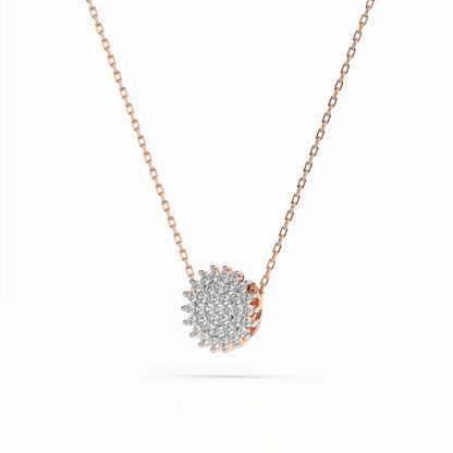 Illusion-Halskette (Rund), 0.15 ct — 104-10052