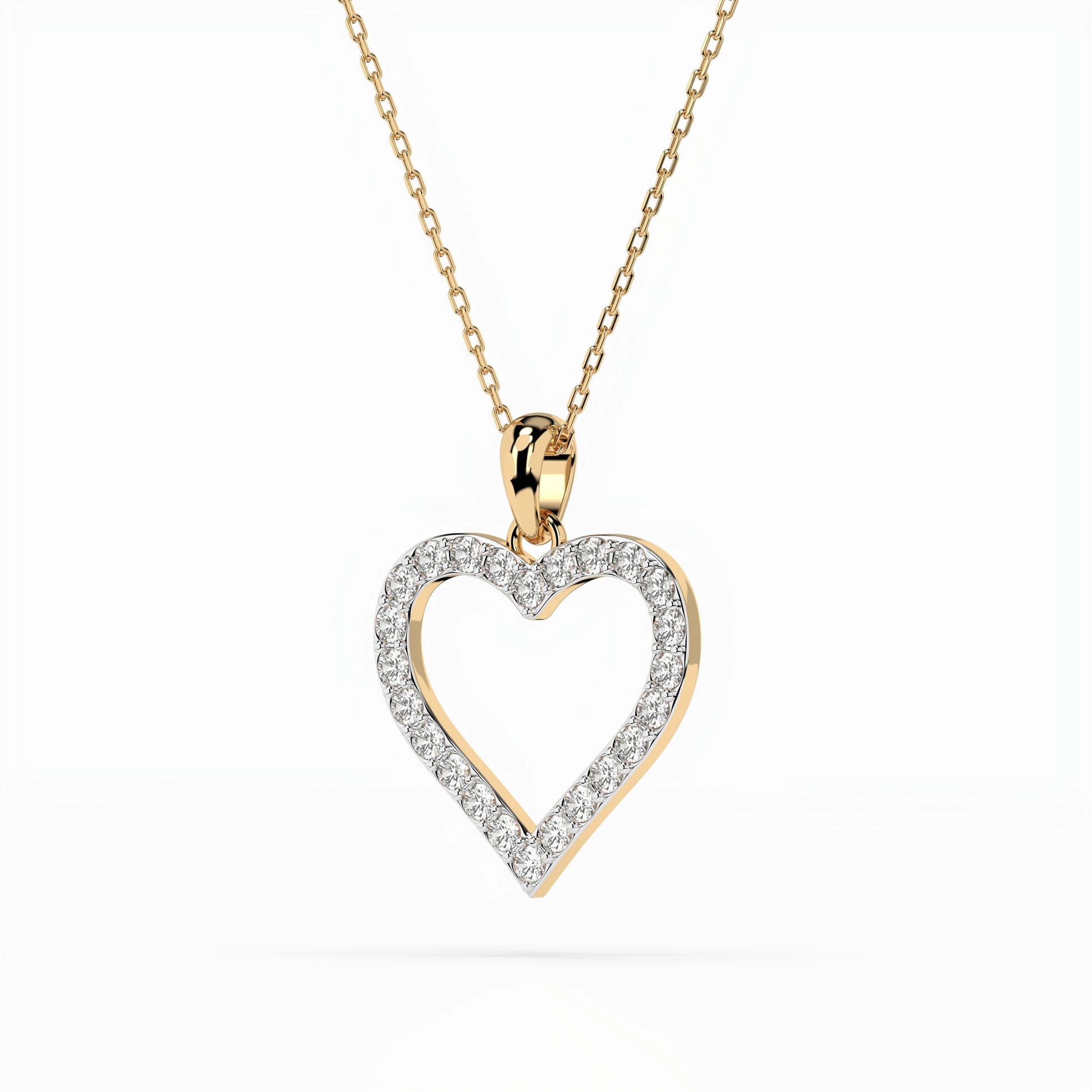 Minimalismus-Halskette (Rund), 0.31 ct — 104-10060
