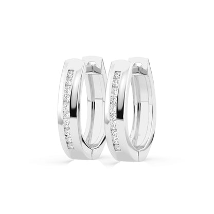 Eternity-Ohrringe (Rund), 0.16 ct — 102-10047