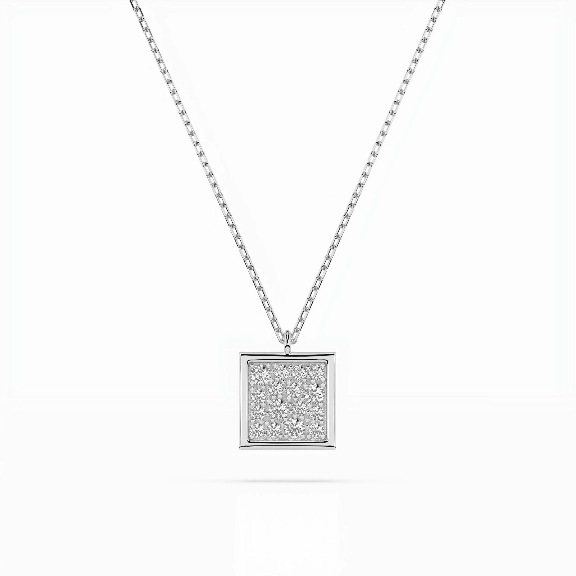 Illusion-Halskette (Rund), 0.07 ct — 104-10036