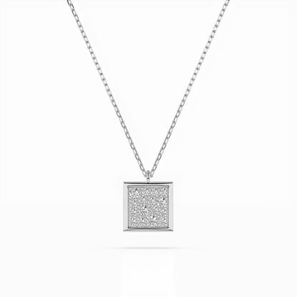 Illusion-Halskette (Rund), 0.07 ct — 104-10036