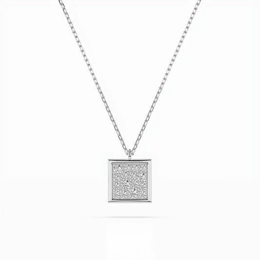 Illusion-Halskette (Rund), 0.07 ct — 104-10036