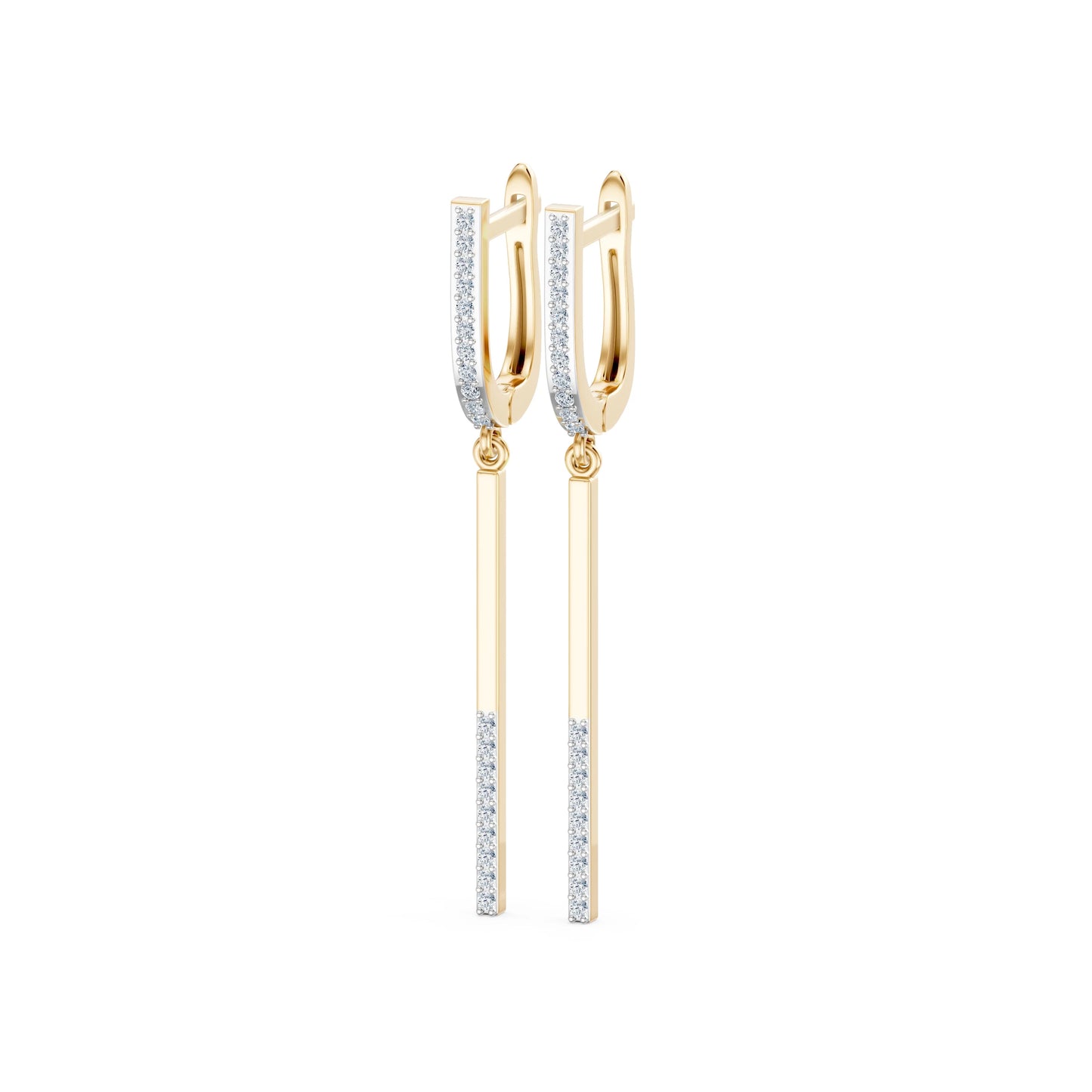 Minimalismus-Ohrringe, 0.24 ct — 102-10129/5