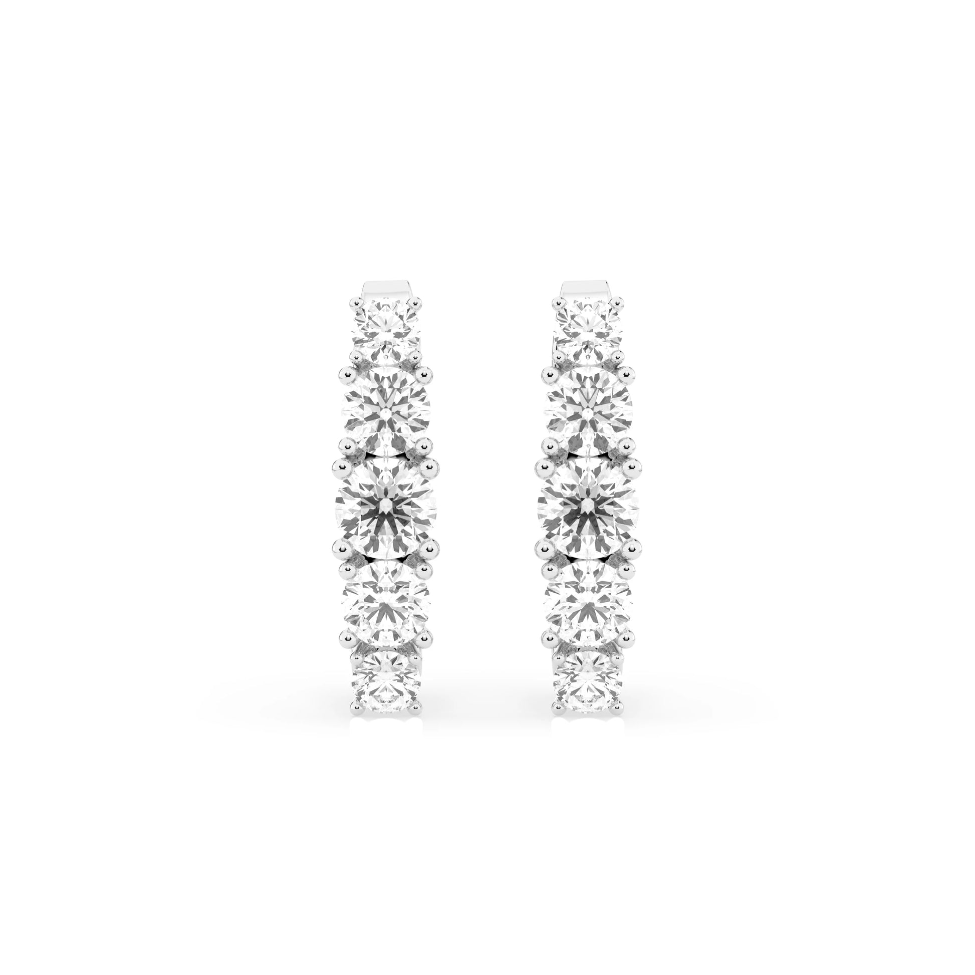 Eternity-Ohrringe (Rund), 0.3 ct — 102-10128