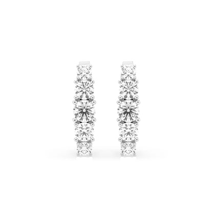 Eternity-Ohrringe (Rund), 0.3 ct — 102-10128