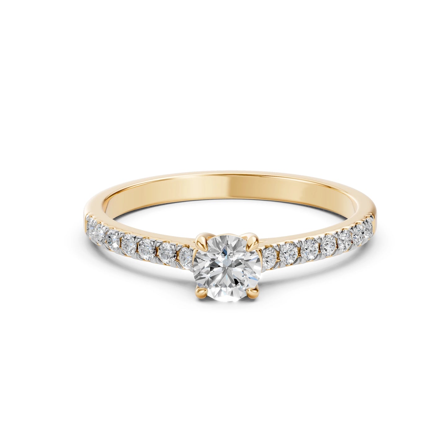 Solitär-Eternity-Ring (Rund), 0.4 ct — 101-10094(4.7)