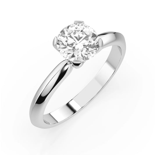 Solitär-Ring (Rund), 0.7 ct — 101-10089(5.7)