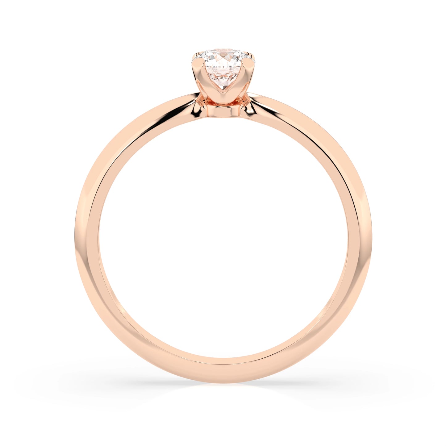 Solitär-Ring (Rund), 0.3 ct — 101-10089(4.2)