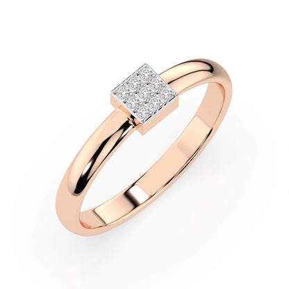 Illusion-Ring (Rund), 0.05 ct — 101-10063