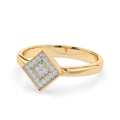 Illusion-Ring (Rund), 0.1 ct — 101-10074