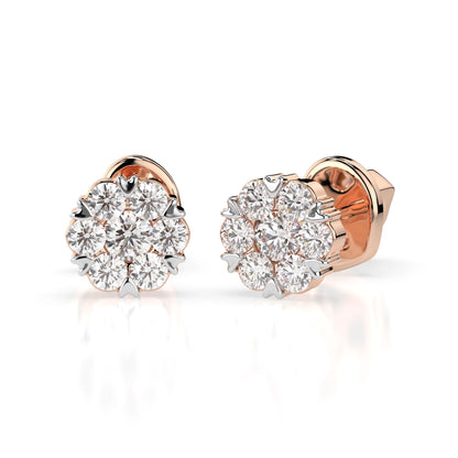 Illusion-Ohrringe (Rund), 0.03 ct — 102-10015(2.0)
