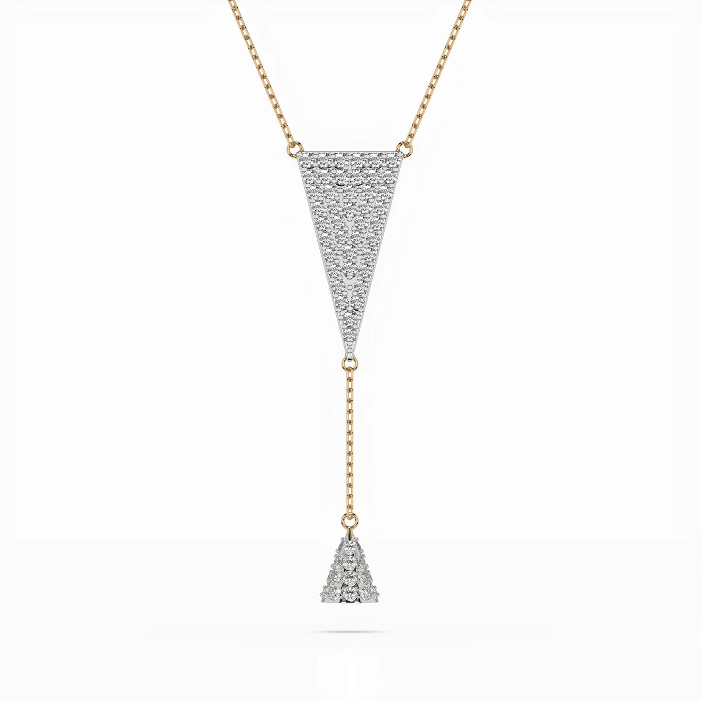 Minimalismus-Halskette (Rund), 0.41 ct — 104-10018/2