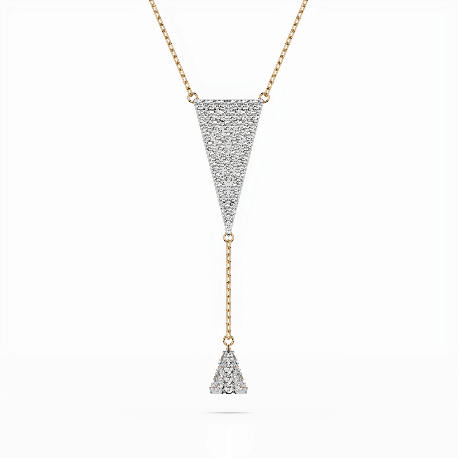 Minimalismus-Halskette (Rund), 0.41 ct — 104-10018/2