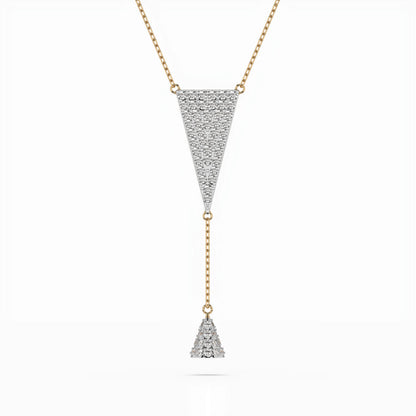 Minimalismus-Halskette (Rund), 0.41 ct — 104-10018/2