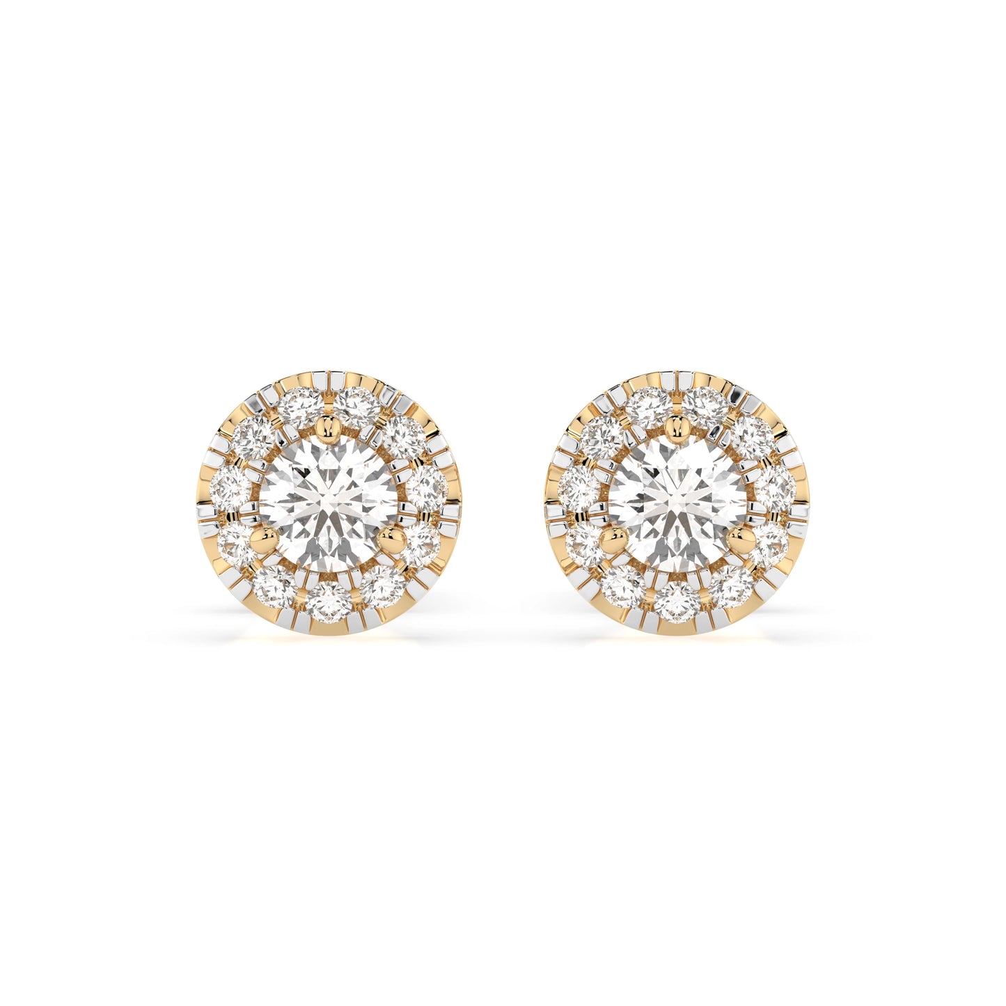Solitär-Eternity-Ohrringe (Rund), 0.24 ct — 102-10095(3.1)