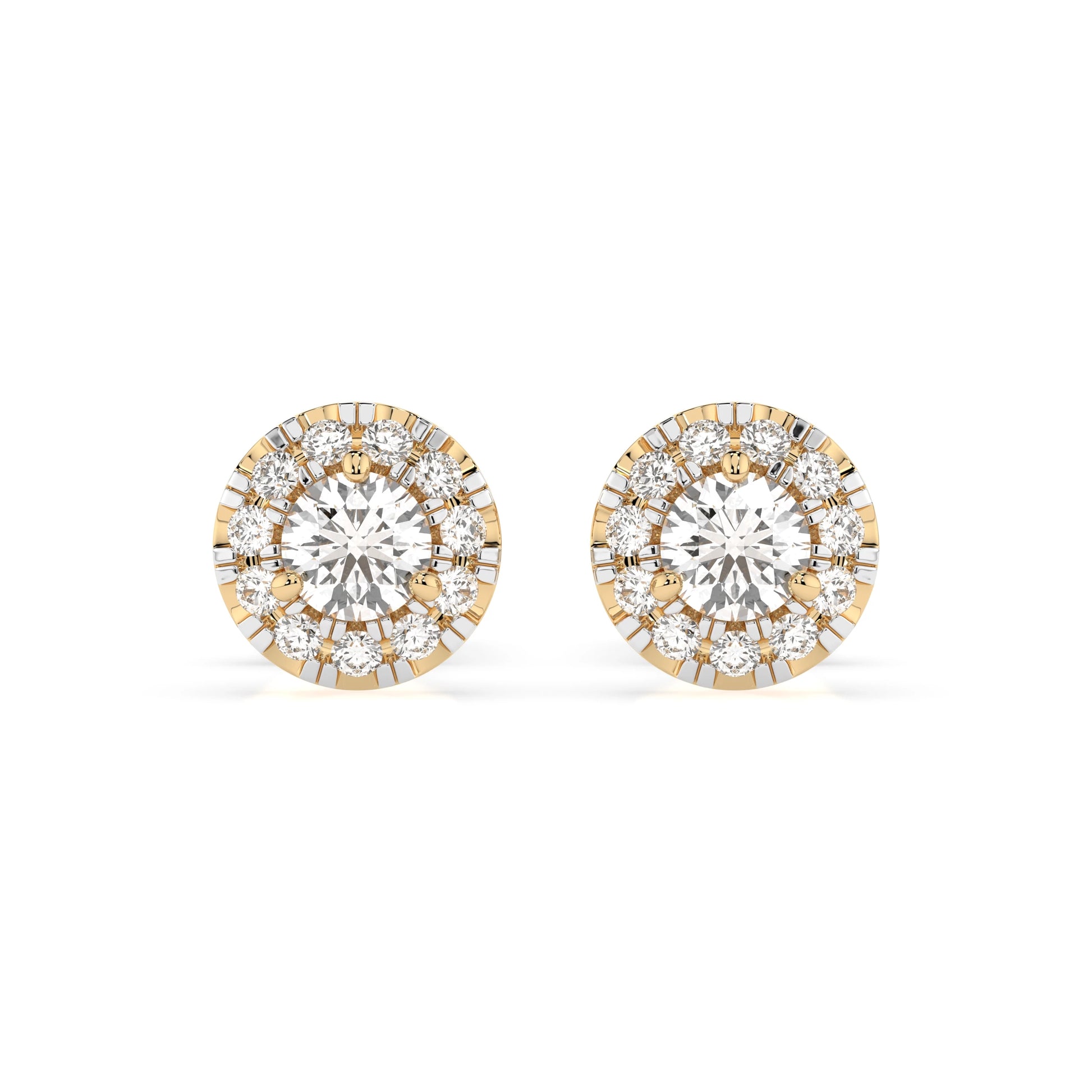 Solitär-Eternity-Ohrringe (Rund), 0.24 ct — 102-10095(3.1)
