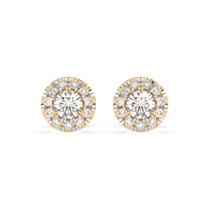 Solitär-Eternity-Ohrringe (Rund), 0.24 ct — 102-10095(3.1)