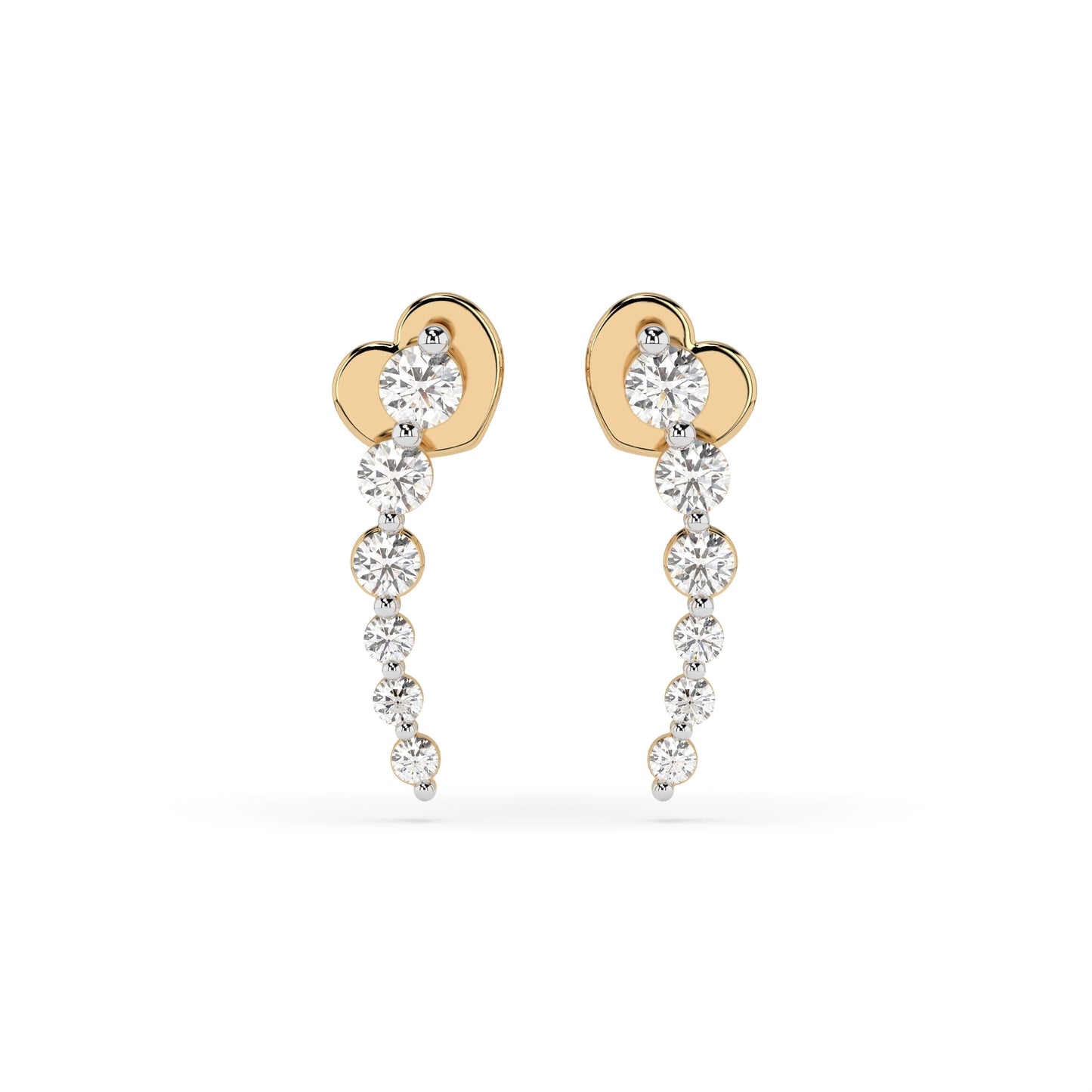 Eternity-Ohrringe (Rund), 0.09 ct — 102-10030