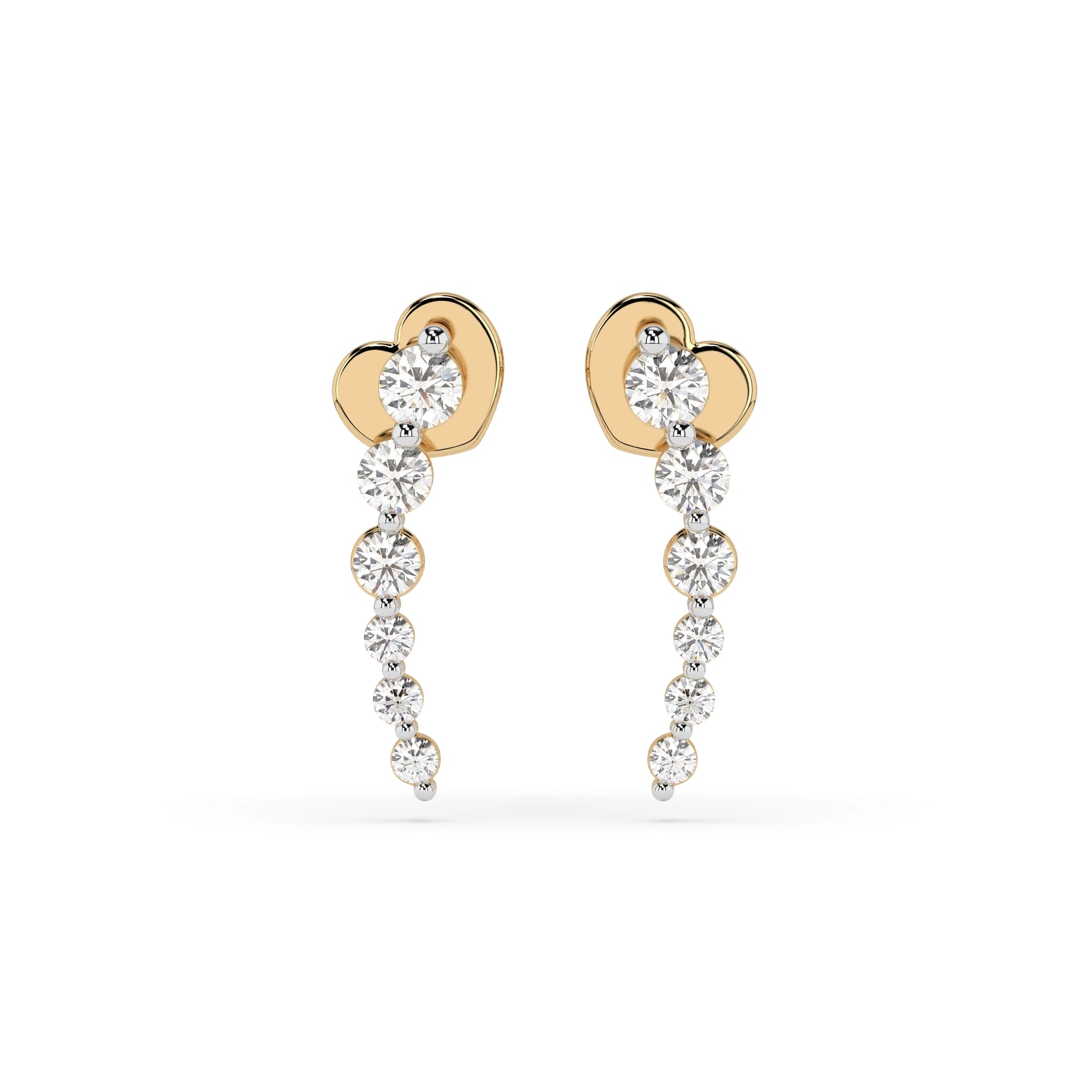 Eternity-Ohrringe (Rund), 0.09 ct — 102-10030