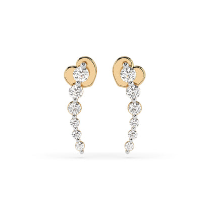 Eternity-Ohrringe (Rund), 0.09 ct — 102-10030