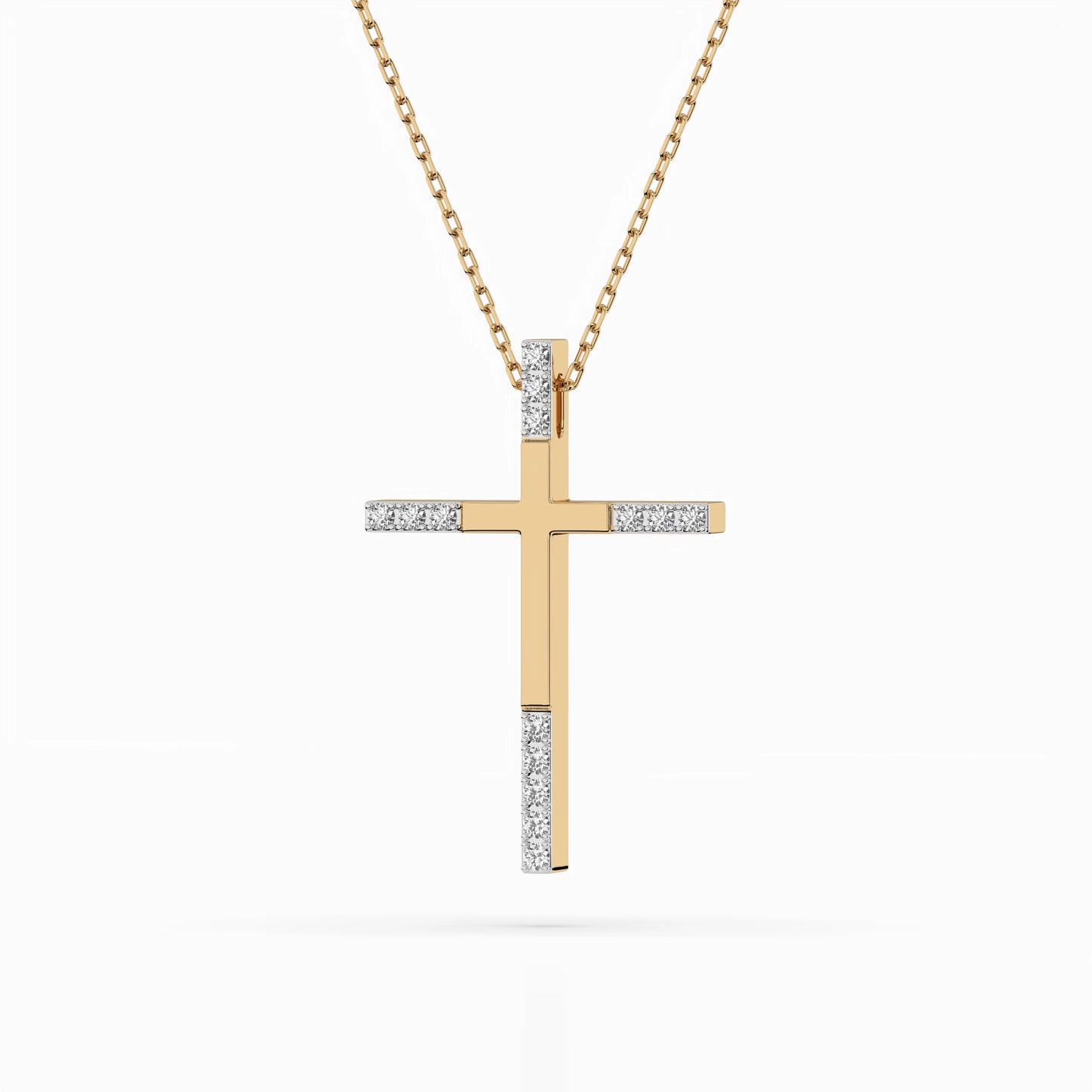 Minimalismus-Halskette (Rund), 0.08 ct — 104-10016