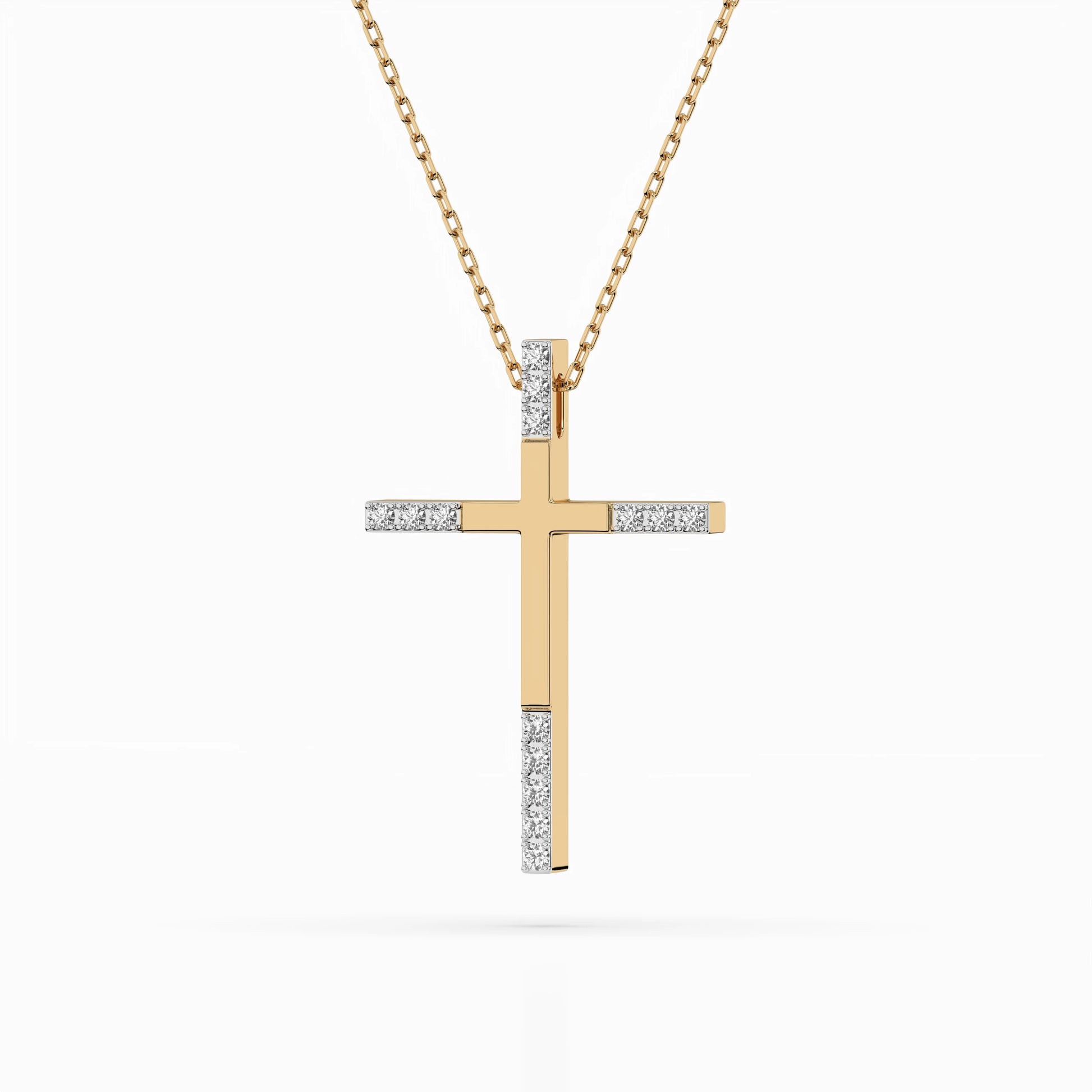 Minimalismus-Halskette (Rund), 0.08 ct — 104-10016