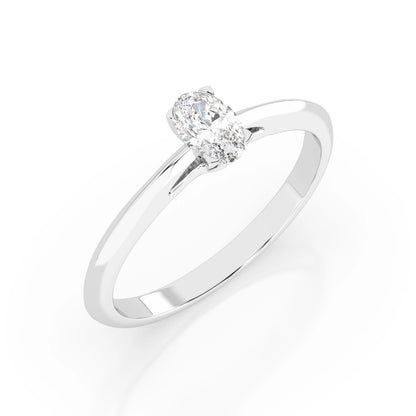 Solitär-Ring (Oval), 0.3 ct — 101-10190(0.30)OV