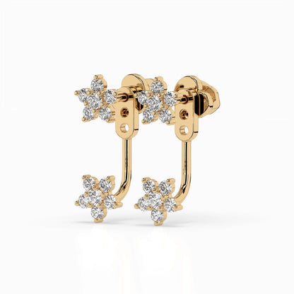 Illusion-Ohrringe (Rund), 0.25 ct — 102-10195/1