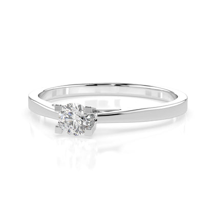 Solitär-Ring (Rund), 0.15 ct — 101-10020(3.4)